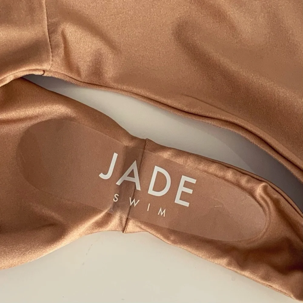 Jade Swim Trophy One Piece Swimsuit in Dulce Sheen